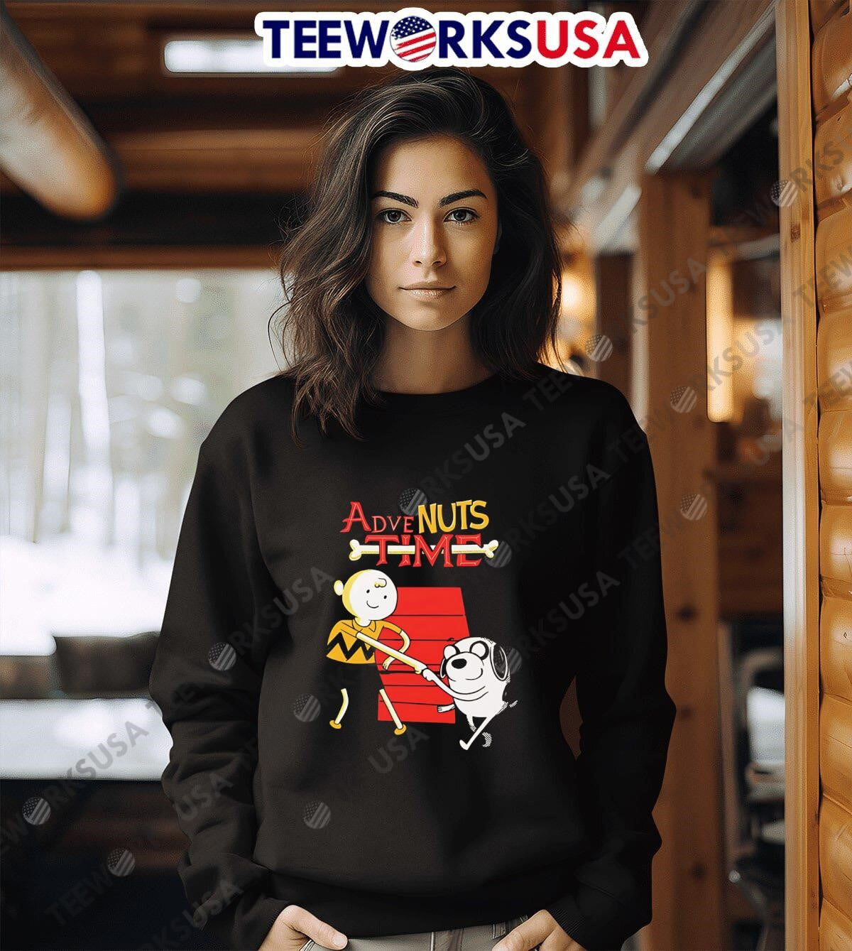 Adve-Nuts Time - Adult & Kids T-Shirts, Sweatshirts & Hoodies apparel design preview 6