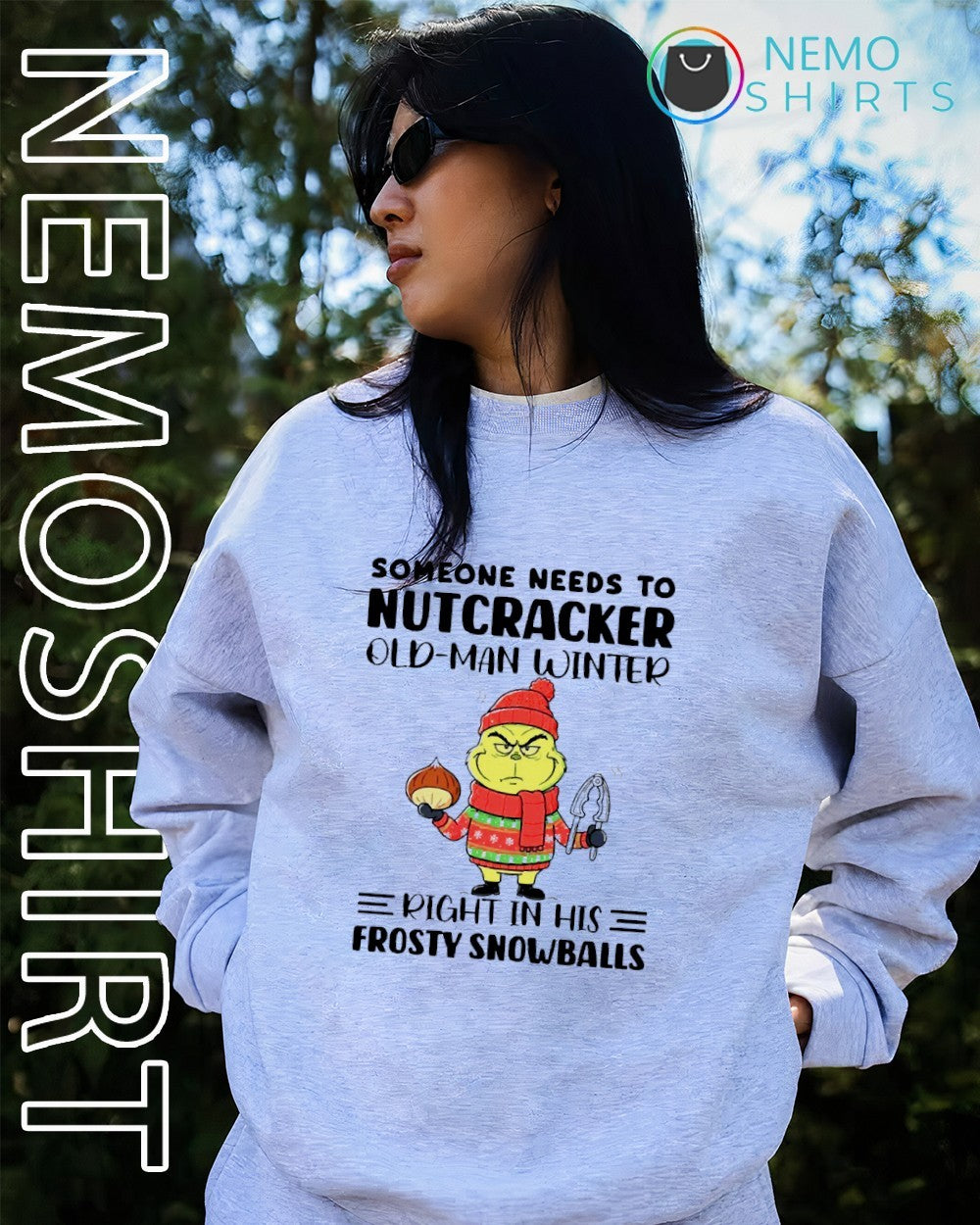 Someone needs to nutcracker old-man winter right in - Adult & Kids T-Shirts, Sweatshirts & Hoodies apparel design preview 4