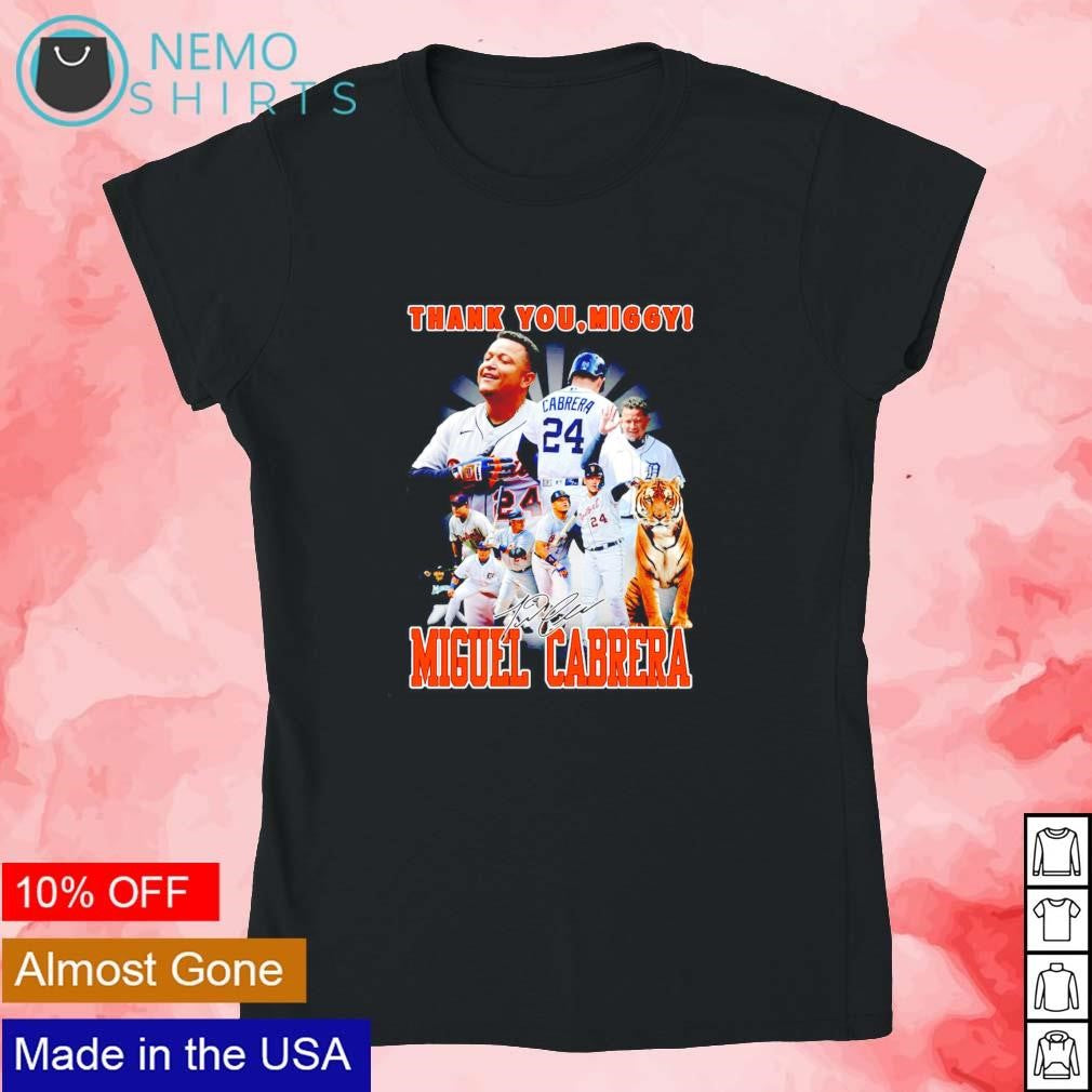 Thank You Miggy Miguel Cabrera signature - Adult & Kids T-Shirts, Sweatshirts & Hoodies apparel design preview 4