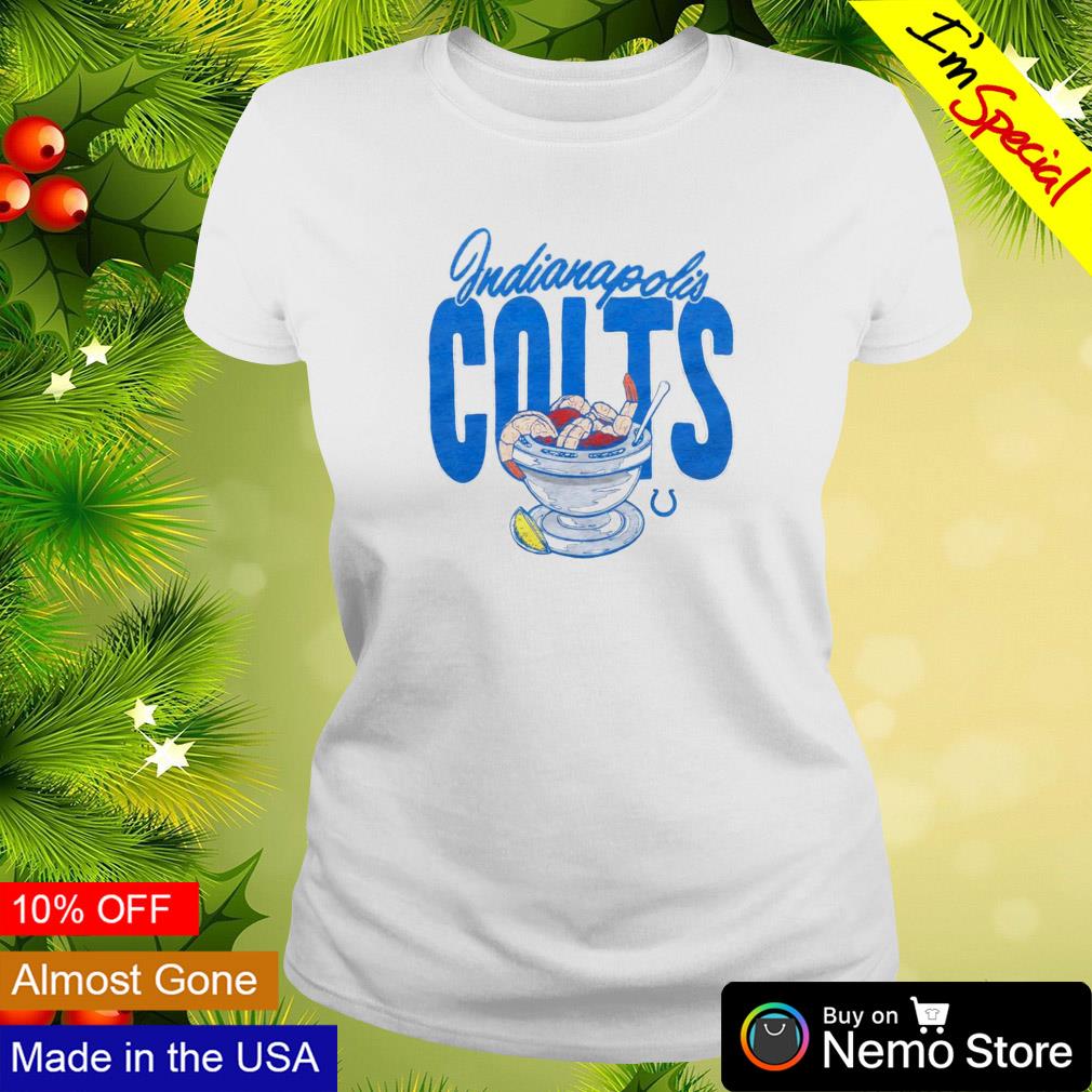 Indianapolis Colts shrimp cocktail - Adult & Kids T-Shirts, Sweatshirts & Hoodies apparel design preview 3