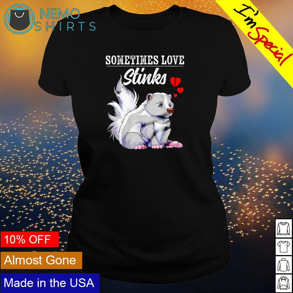 Squirrel sometimes love stinks valentines day - Adult & Kids T-Shirts, Sweatshirts & Hoodies apparel design preview 3