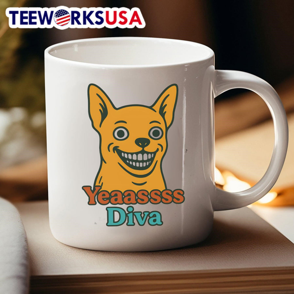 Chihuahua yeas Diva - Adult & Kids T-Shirts, Sweatshirts & Hoodies apparel design preview 4