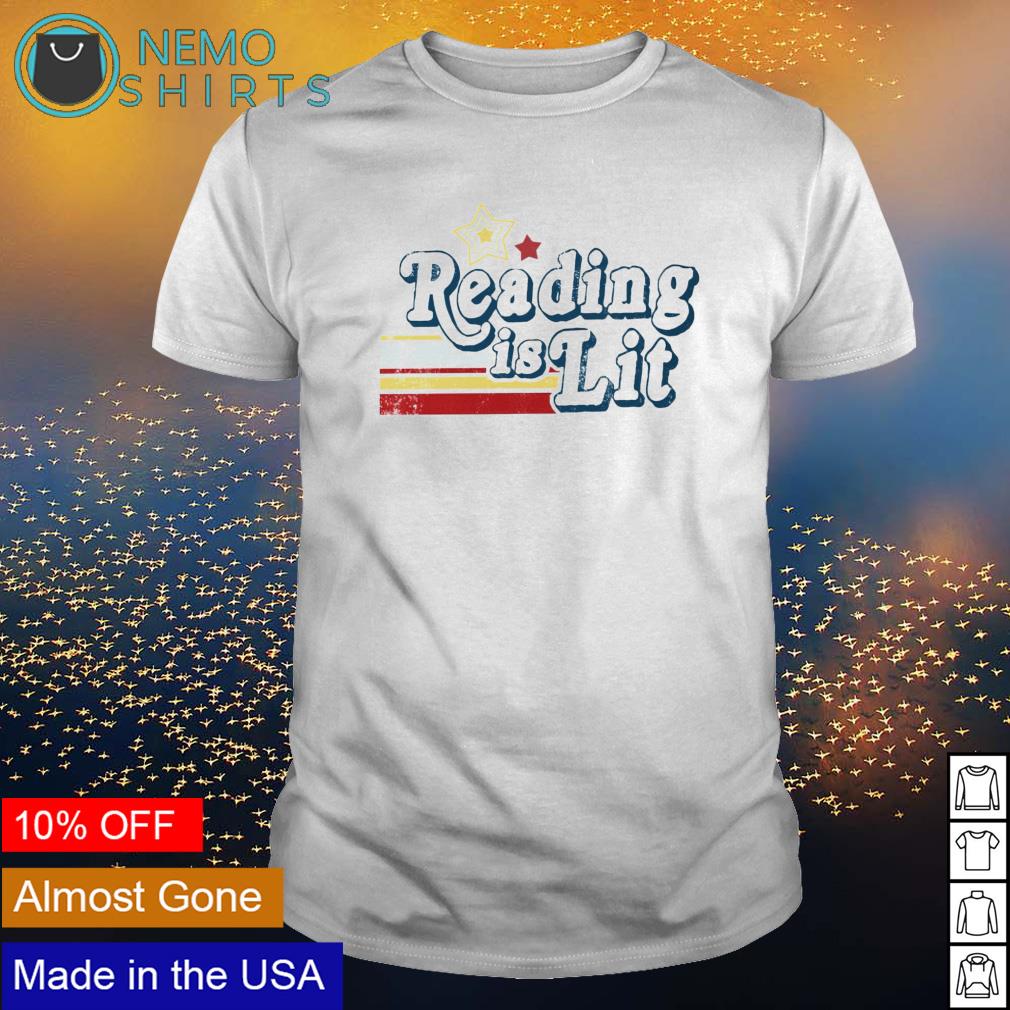 Reading is lit - Adult & Kids T-Shirts, Sweatshirts & Hoodies apparel design preview 1