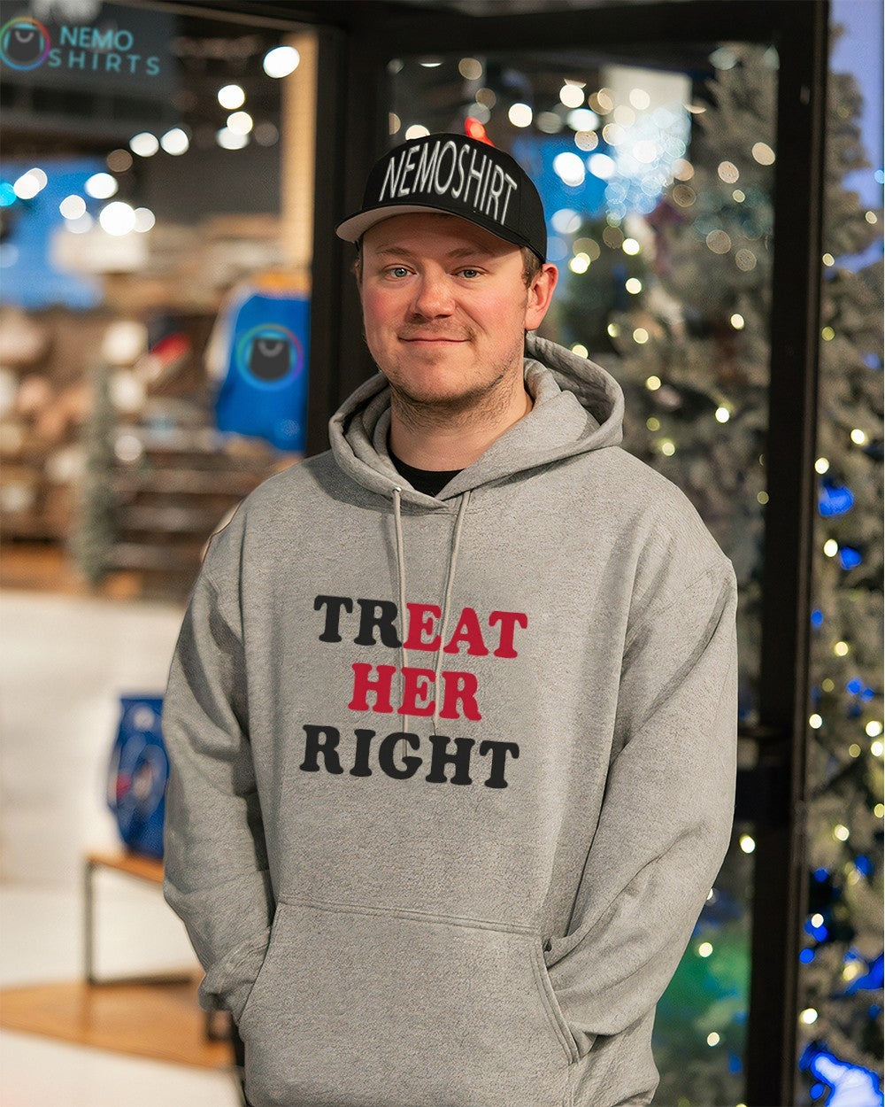 Treat her right - Adult & Kids T-Shirts, Sweatshirts & Hoodies apparel design preview 3