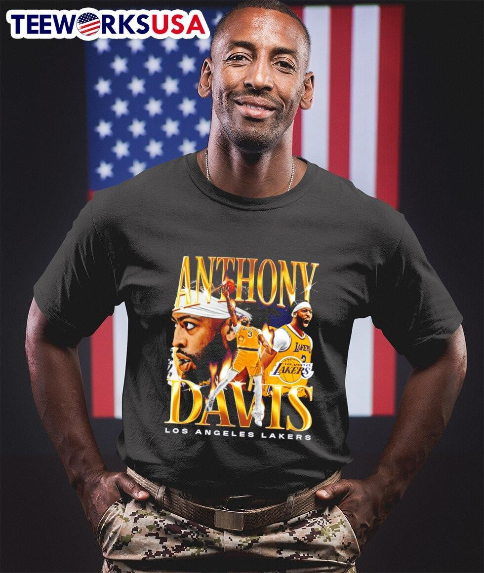 Anthony Davis Los Angeles Lakers 2024 graphic - Adult & Kids T-Shirts, Sweatshirts & Hoodies apparel design preview 1