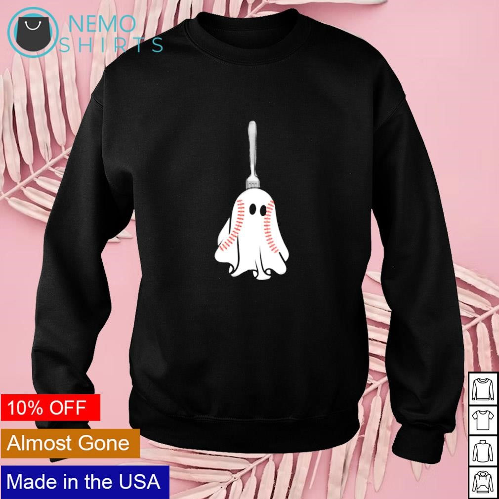 Ghost fork baseball - Adult & Kids T-Shirts, Sweatshirts & Hoodies apparel design preview 3