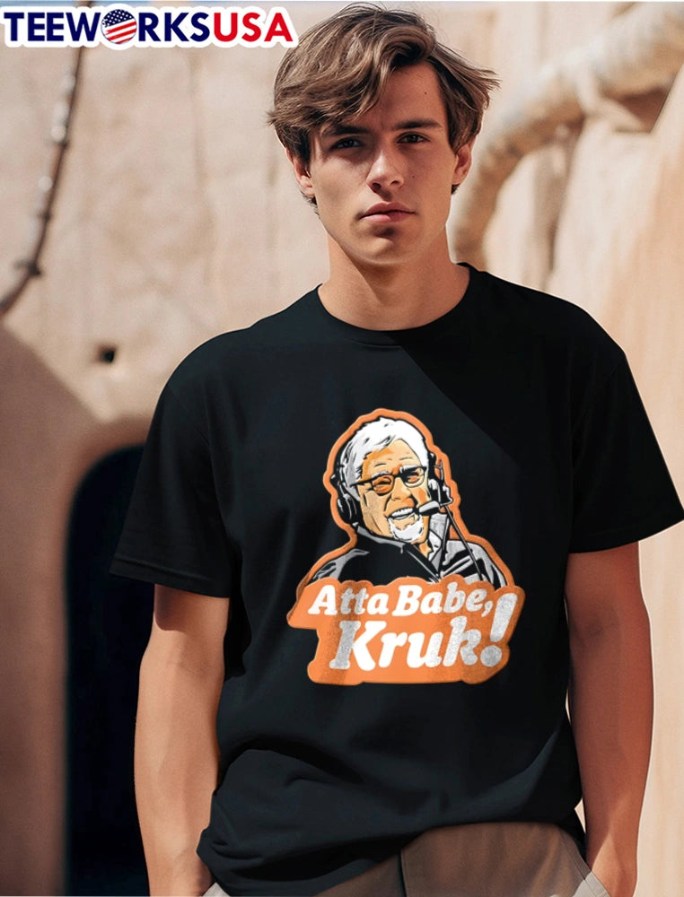 Kruk Atta Babe man wearing headset glasses - Adult & Kids T-Shirts, Sweatshirts & Hoodies apparel design preview 1