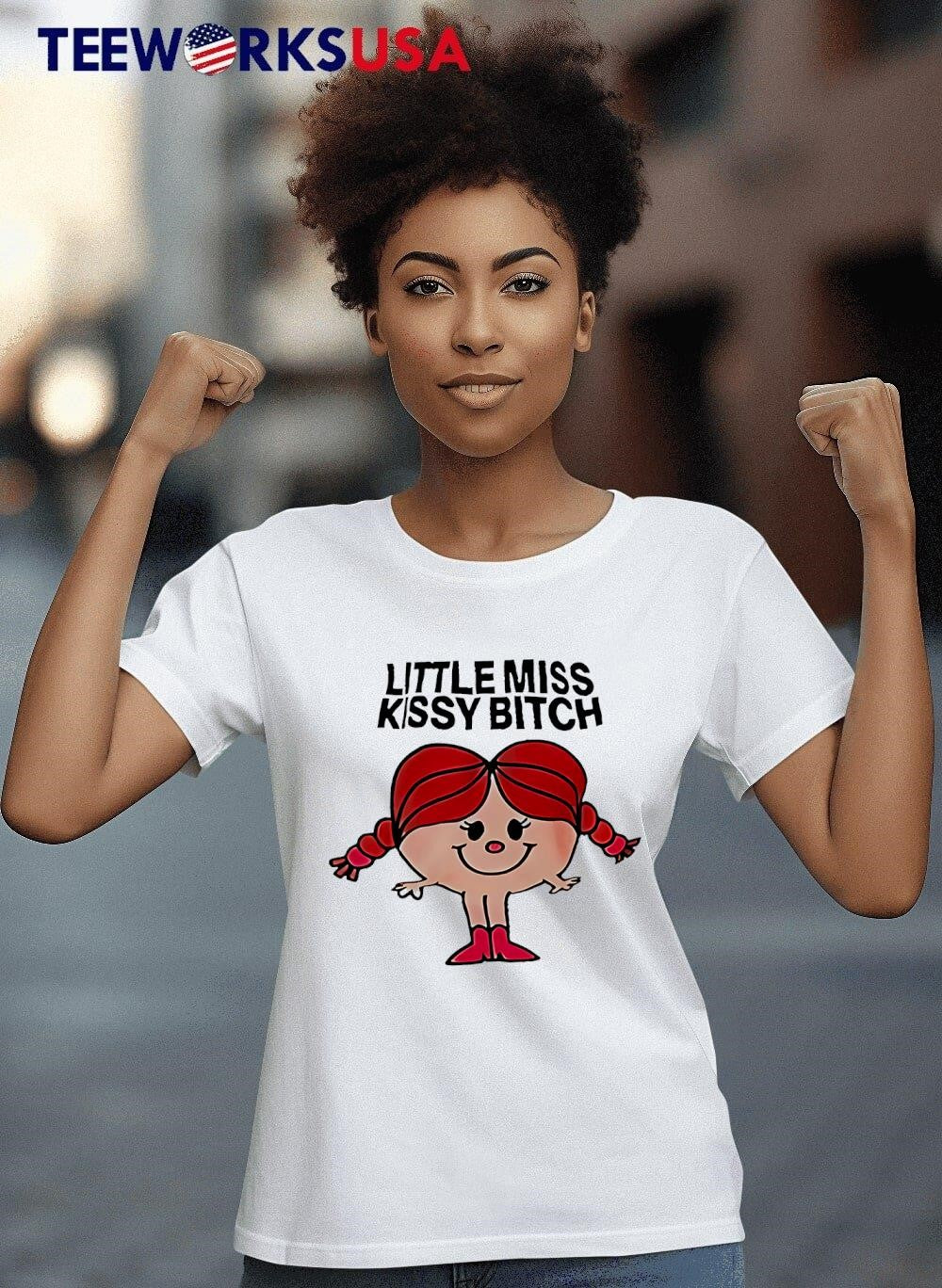 Little Miss kissy bitch - Adult & Kids T-Shirts, Sweatshirts & Hoodies apparel design preview 4