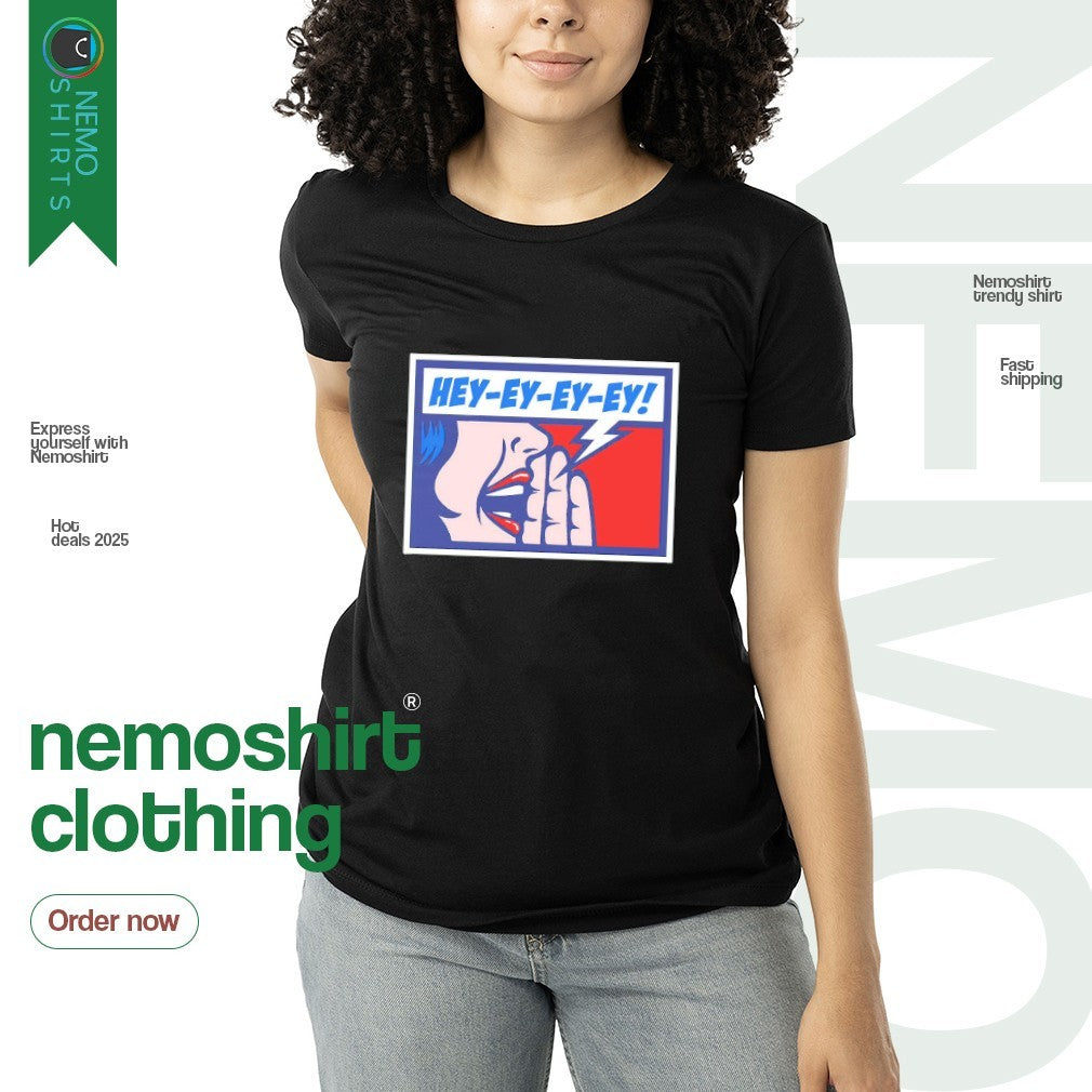 Hey ey Buffalo Bills comic - Adult & Kids T-Shirts, Sweatshirts & Hoodies apparel design preview 3