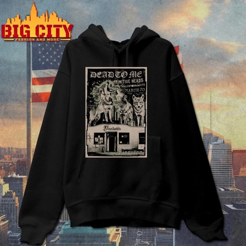 Dead to Me at Thee Parkside, San Francisco Mar 20, - Adult & Kids T-Shirts, Sweatshirts & Hoodies apparel design preview 2