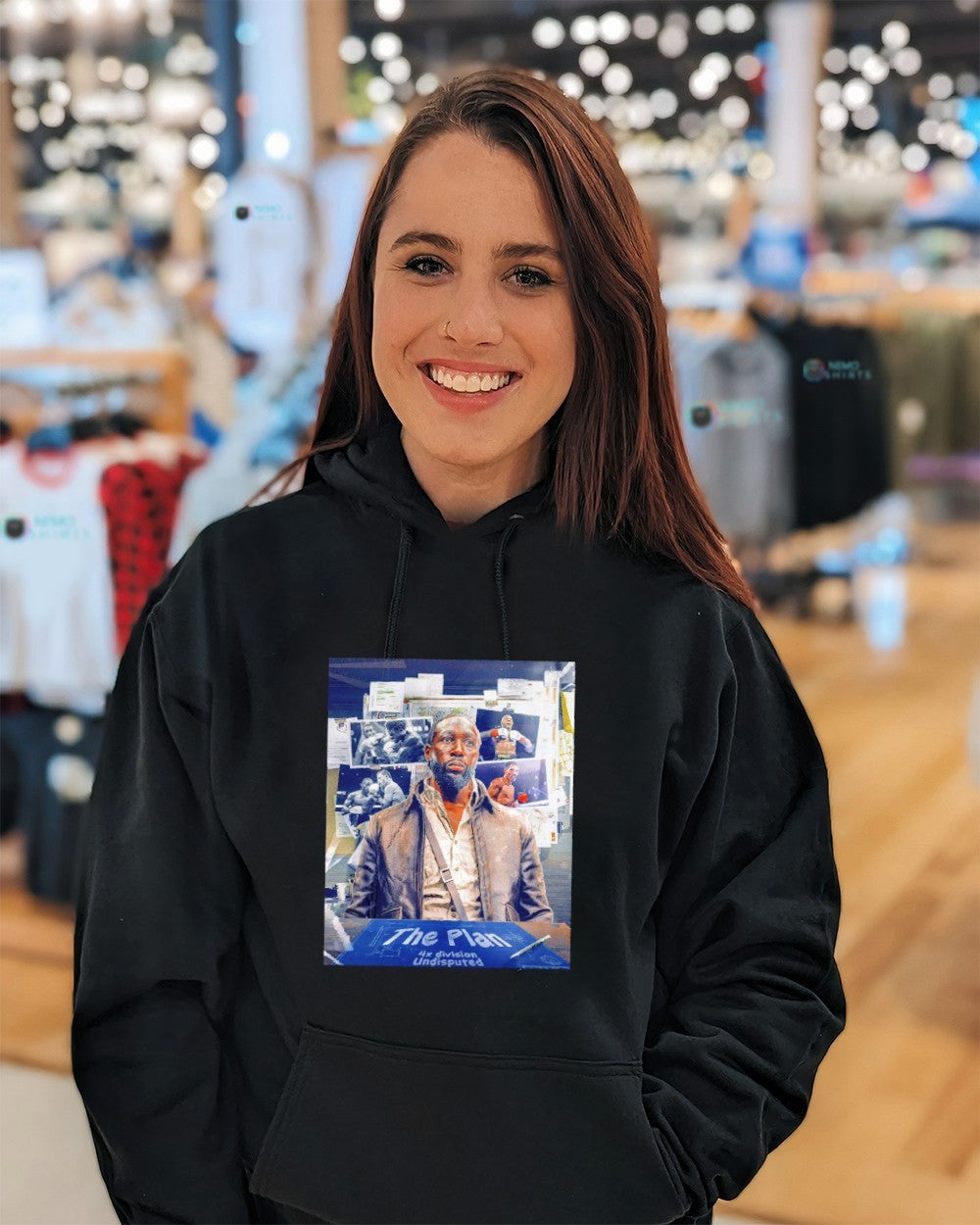 Terence Crawford the plan 4x division undisputed - Adult & Kids T-Shirts, Sweatshirts & Hoodies apparel design preview 5