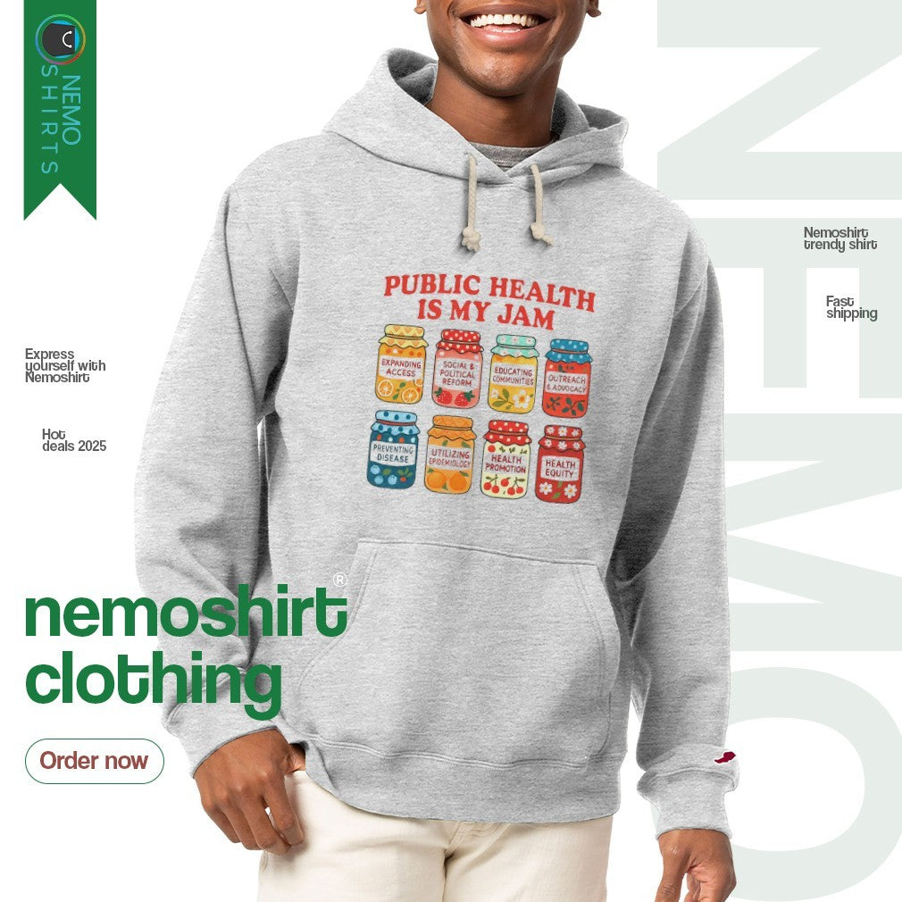 Public health is my jam - Adult & Kids T-Shirts, Sweatshirts & Hoodies apparel design preview 2