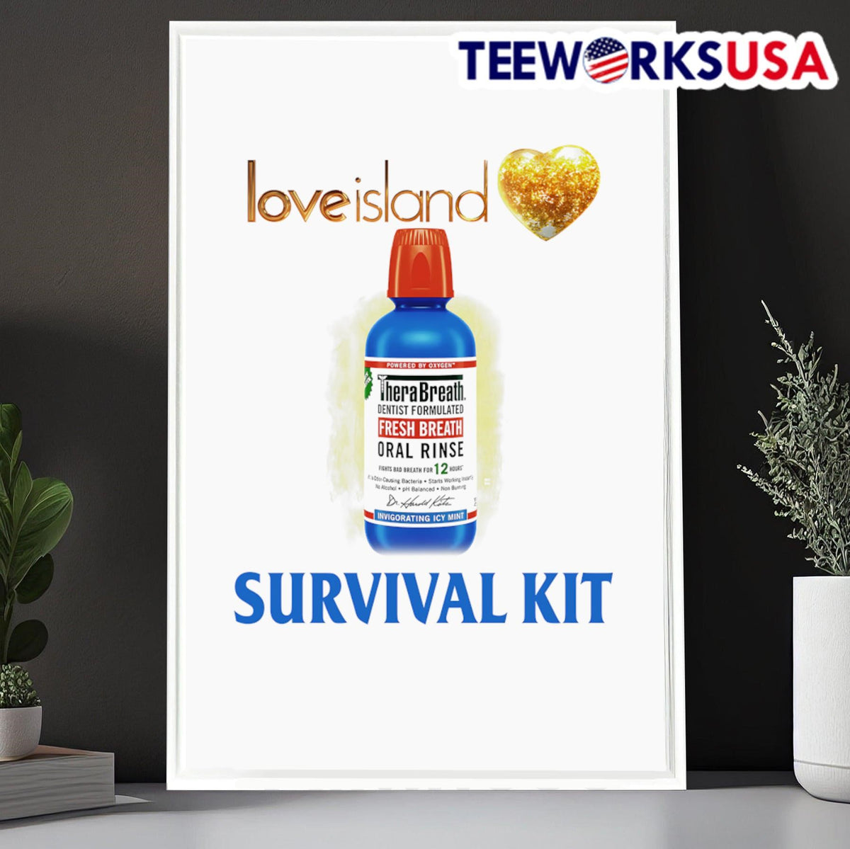 Love Island survival kit - Adult & Kids T-Shirts, Sweatshirts & Hoodies apparel design preview 6