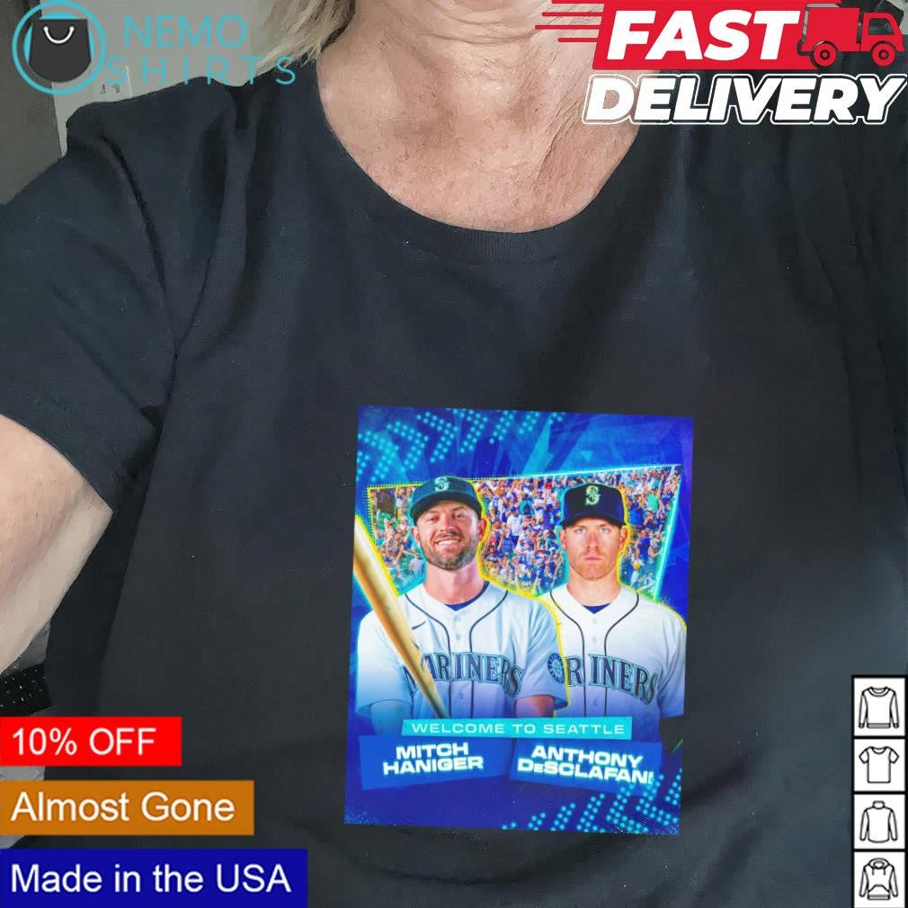Mitch Haniger and Anthony DeSclafani welcome to - Adult & Kids T-Shirts, Sweatshirts & Hoodies apparel design preview 2