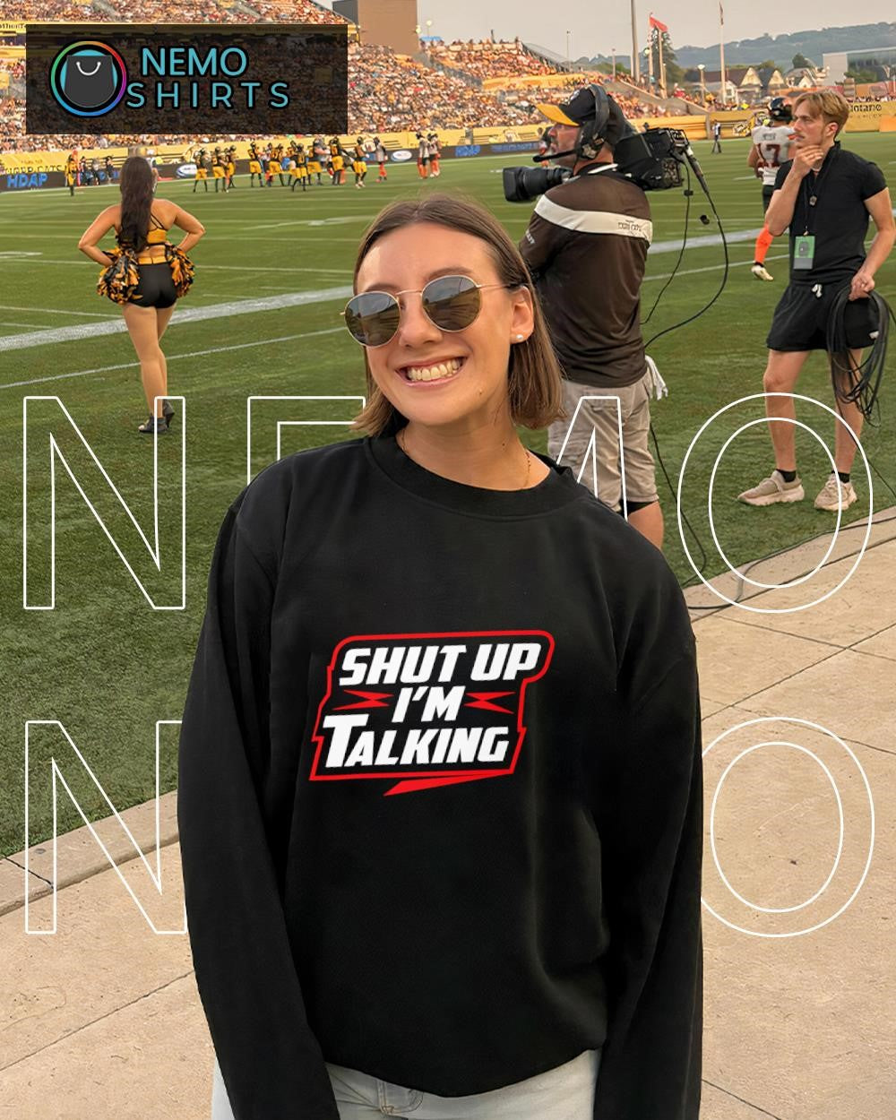 Daria Rae shut up i'm talking - Adult & Kids T-Shirts, Sweatshirts & Hoodies apparel design preview 4