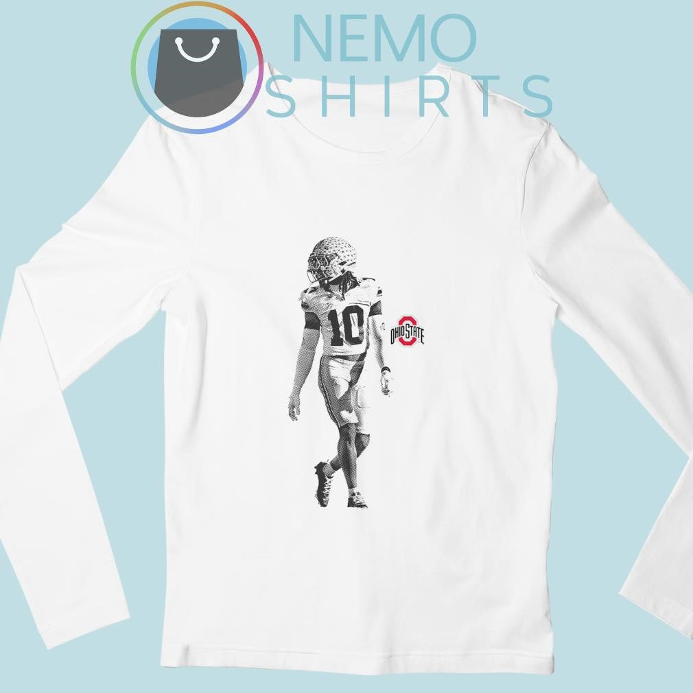 Denzel Burke Ohio State Buckeyes portrait - Adult & Kids T-Shirts, Sweatshirts & Hoodies apparel design preview 3