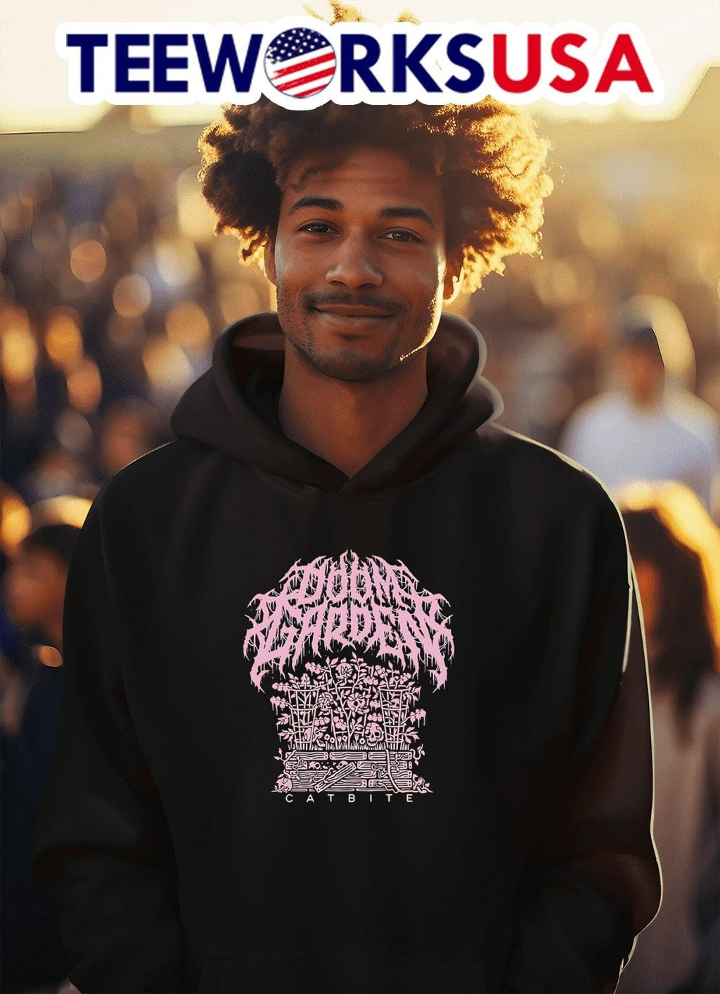 Catbite Doom Garden - Adult & Kids T-Shirts, Sweatshirts & Hoodies apparel design preview 2