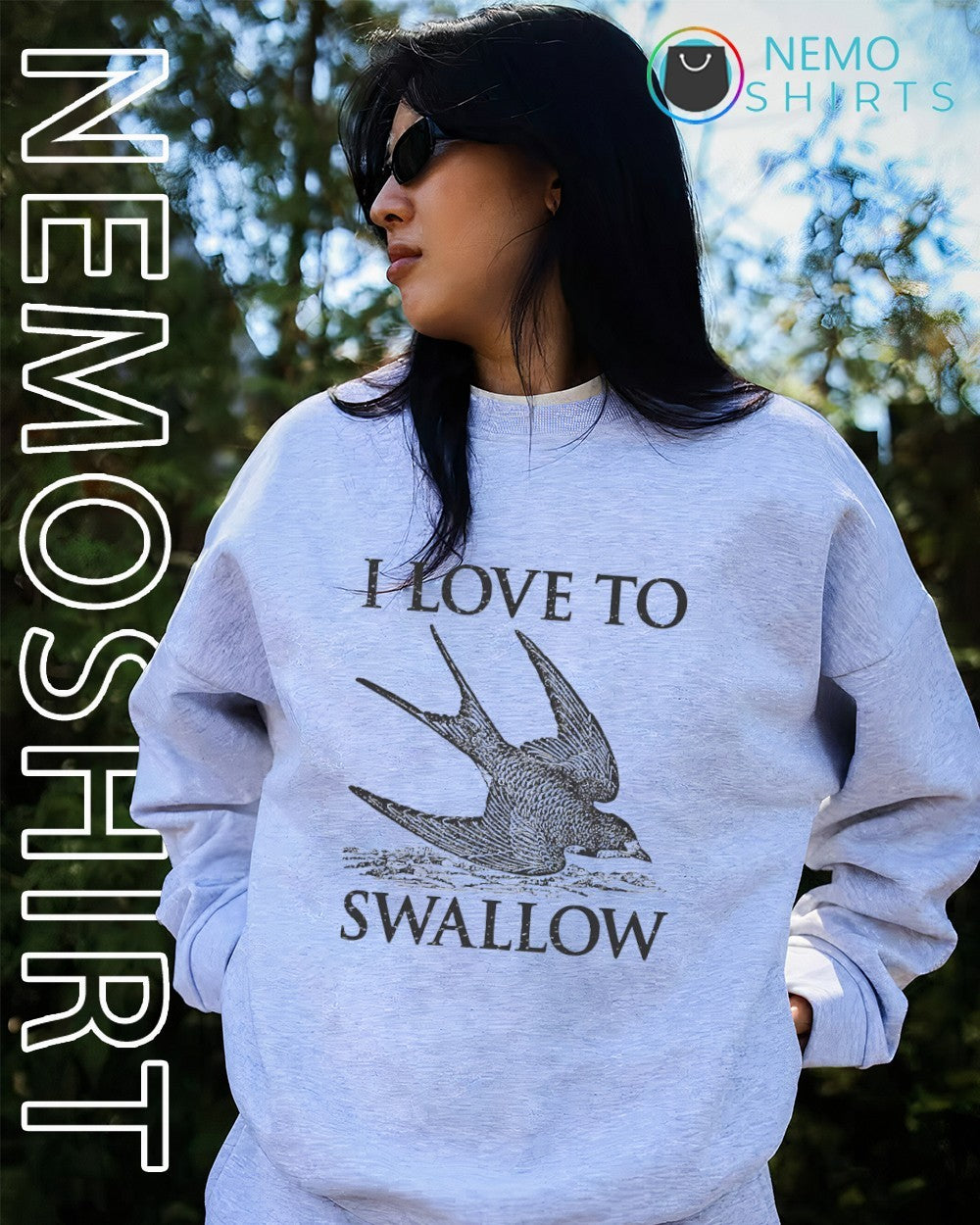 I love to swallow - Adult & Kids T-Shirts, Sweatshirts & Hoodies apparel design preview 4