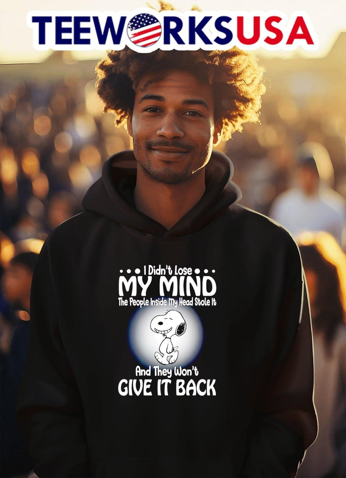 Snoopy I didn't lose my mind the people inside head - Adult & Kids T-Shirts, Sweatshirts & Hoodies apparel design preview 2
