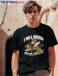 I Will Succeed Because Am Insane cowgirl riding - Adult & Kids T-Shirts, Sweatshirts & Hoodies apparel design preview 1
