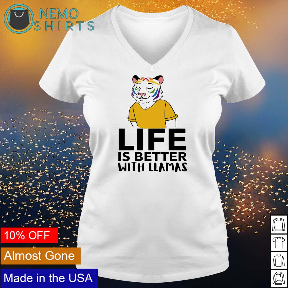 Tiger life is better with llamas - Adult & Kids T-Shirts, Sweatshirts & Hoodies product image 5