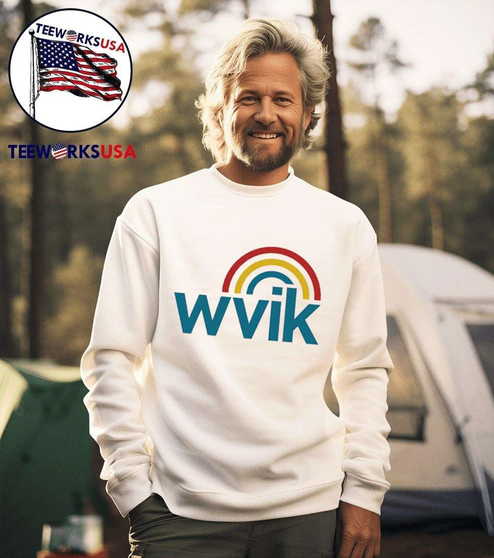 WVIK vintage logo - Adult & Kids T-Shirts, Sweatshirts & Hoodies apparel design preview 3