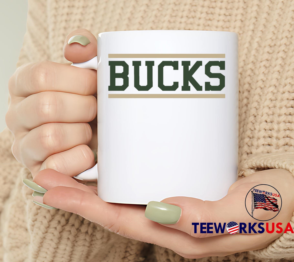 Bucks horizontal lines - Adult & Kids T-Shirts, Sweatshirts & Hoodies apparel design preview 6