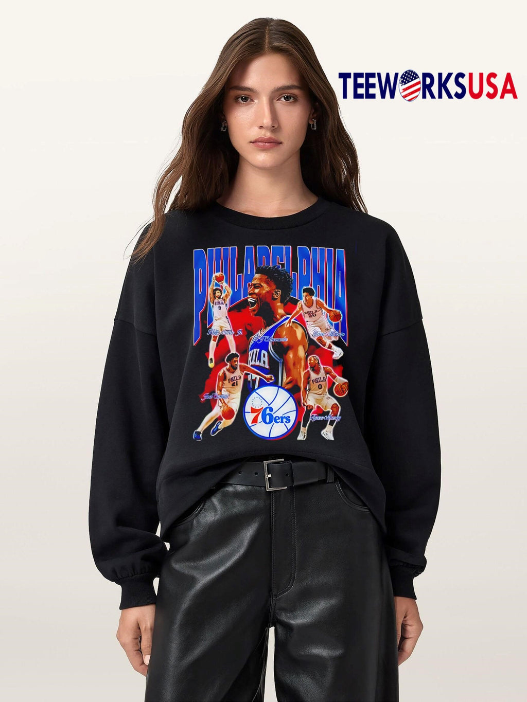 Original Philadelphia 76ers Ring The Bell 2025-2026 - Adult & Kids T-Shirts, Sweatshirts & Hoodies apparel design preview 5