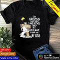 Snoopy I'm a Christian not perfect I make mistakes - Adult & Kids T-Shirts, Sweatshirts & Hoodies apparel design preview 1