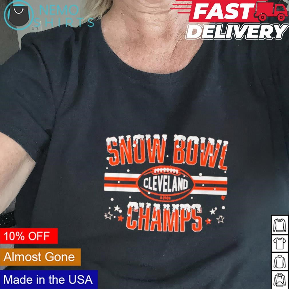 Cleveland Browns snow bowl champ 2024 - Adult & Kids T-Shirts, Sweatshirts & Hoodies apparel design preview 2