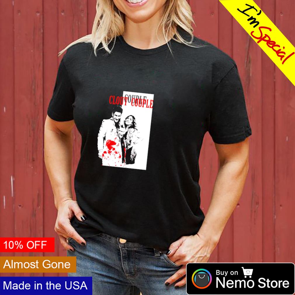 Clout Couple red and white - Adult & Kids T-Shirts, Sweatshirts & Hoodies apparel design preview 3