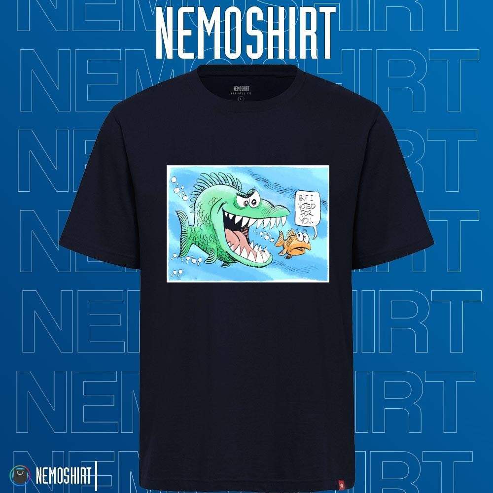 But i voted for you fish - Adult & Kids T-Shirts, Sweatshirts & Hoodies apparel design preview 1
