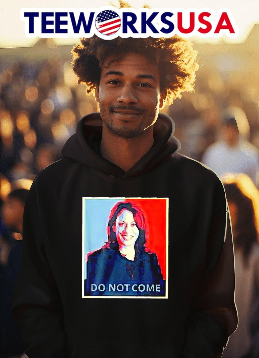 Do not come Kamala Harris - Adult & Kids T-Shirts, Sweatshirts & Hoodies apparel design preview 2