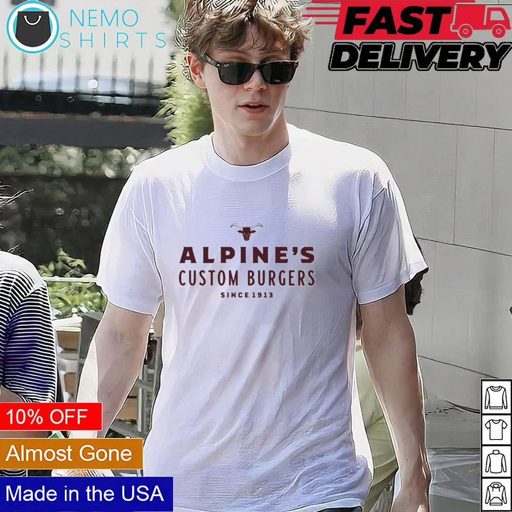 Alpine's custom burgers since 1913 - Adult & Kids T-Shirts, Sweatshirts & Hoodies apparel design preview 1