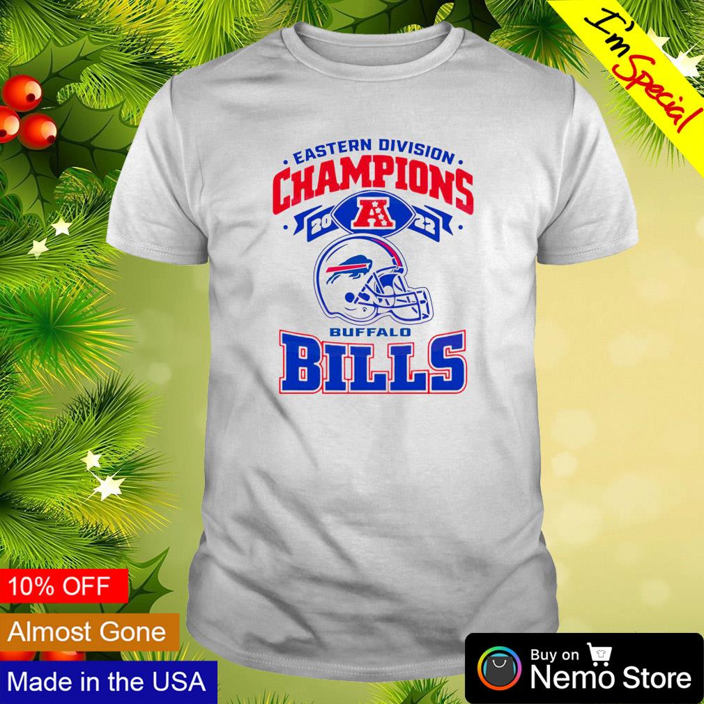 Eastern division champions 2022 Buffalo Bills helmet - Adult & Kids T-Shirts, Sweatshirts & Hoodies apparel design preview 1