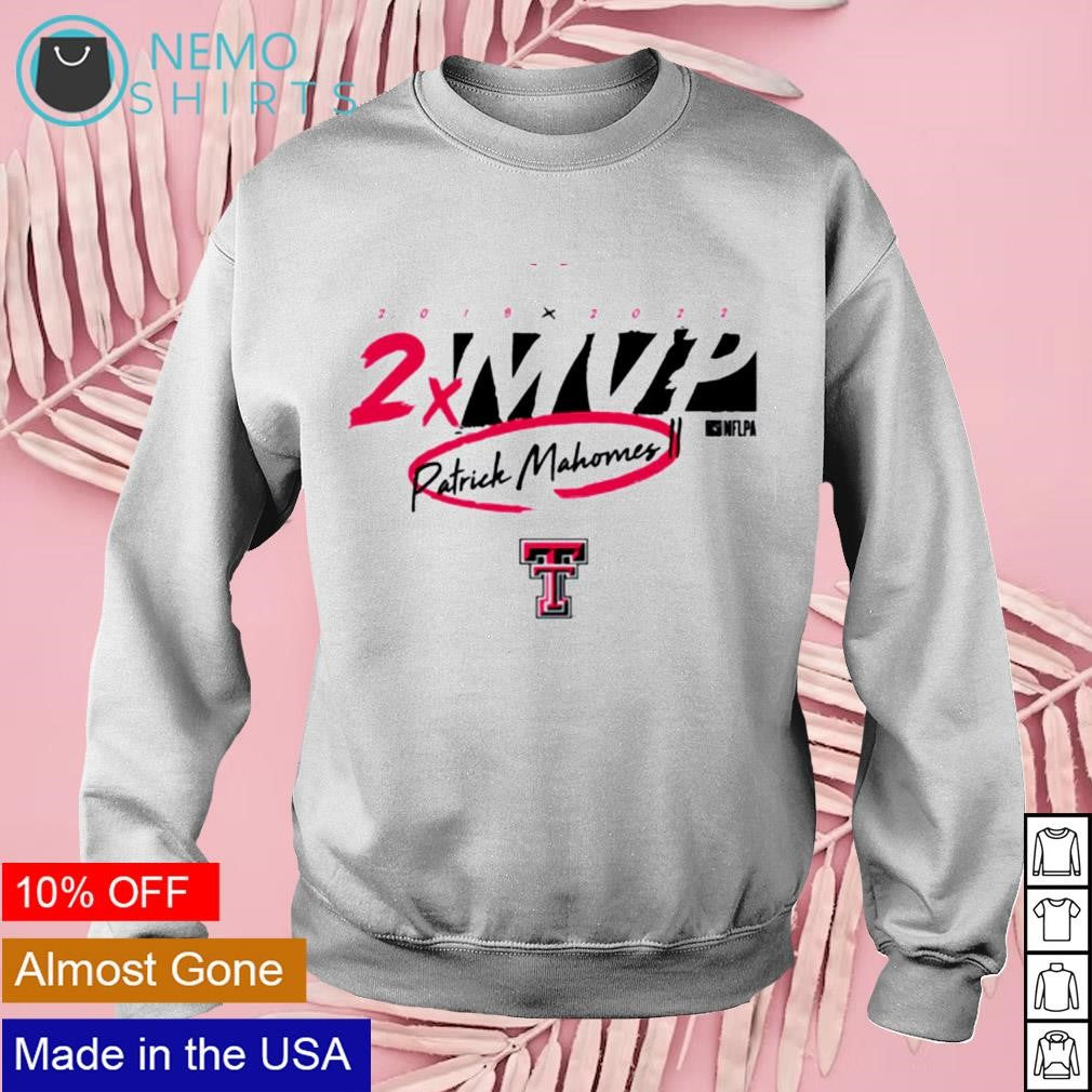 Texas Tech Patrick Mahomes II 2022 2x MVP 2018 - Adult & Kids T-Shirts, Sweatshirts & Hoodies apparel design preview 3