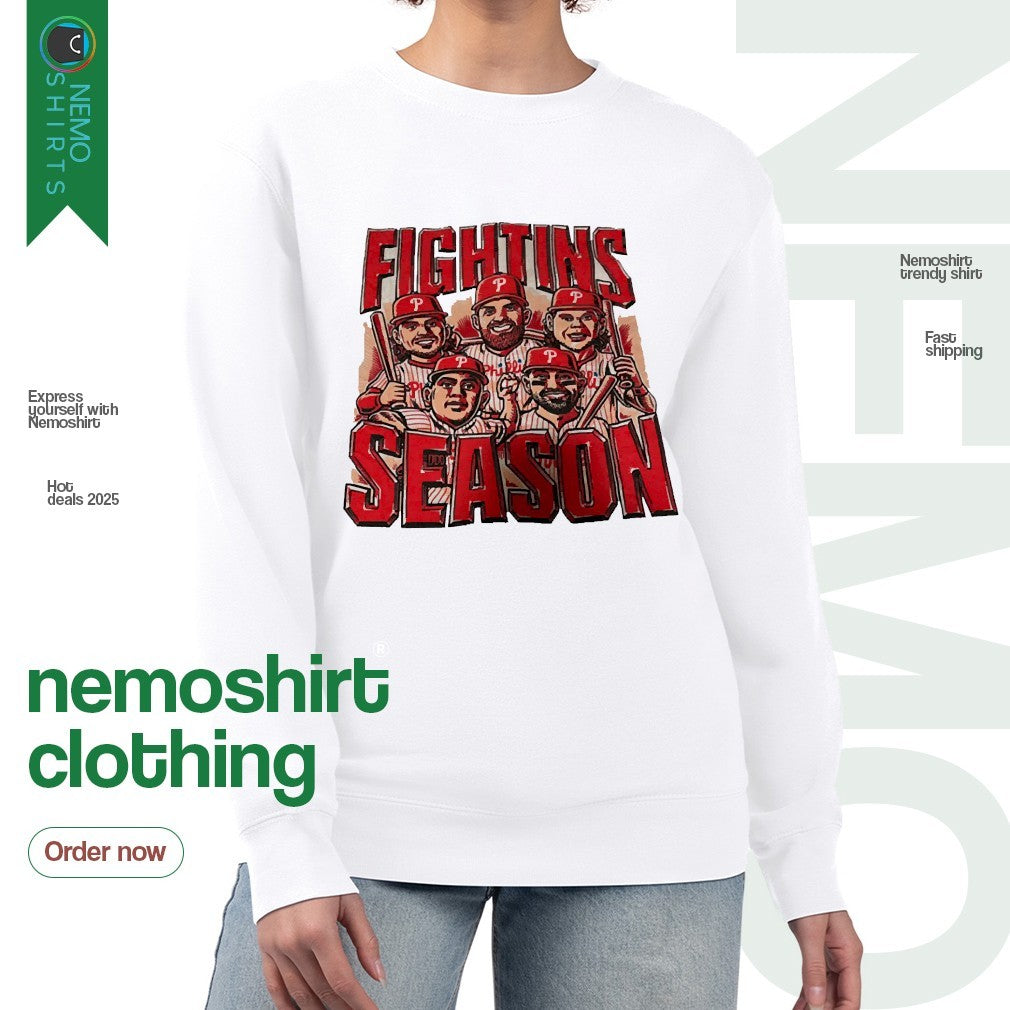 Fightins season Philadelphia Phillies player team - Adult & Kids T-Shirts, Sweatshirts & Hoodies apparel design preview 4
