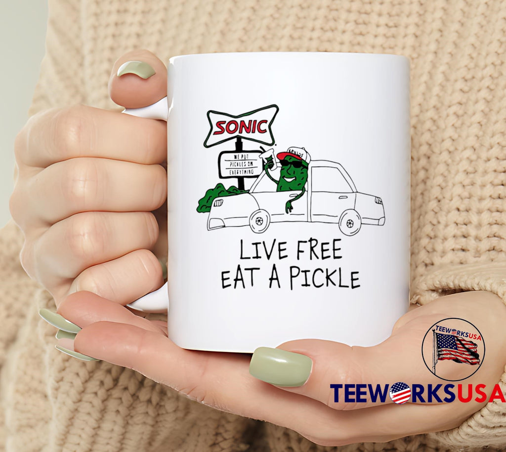 Live free eat a pickle - Adult & Kids T-Shirts, Sweatshirts & Hoodies apparel design preview 6