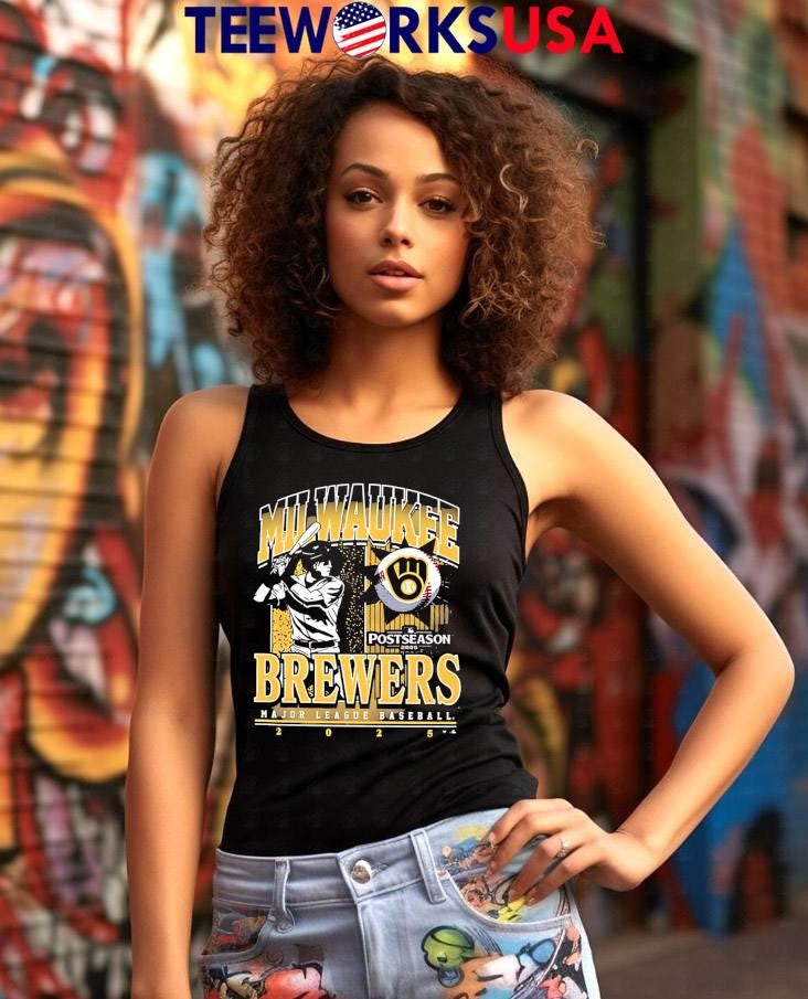 Milwaukee Brewers 2025 Postseason Participant Playoff - Adult & Kids T-Shirts, Sweatshirts & Hoodies apparel design preview 7