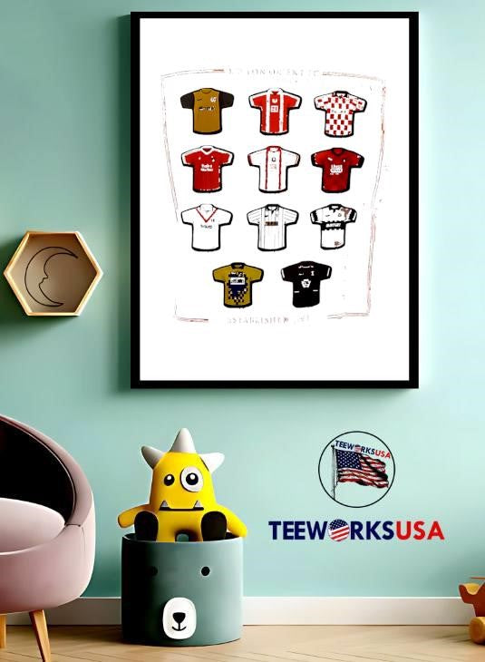 Leyton orient fc estd 1881 marchpole - Adult & Kids T-Shirts, Sweatshirts & Hoodies apparel design preview 3