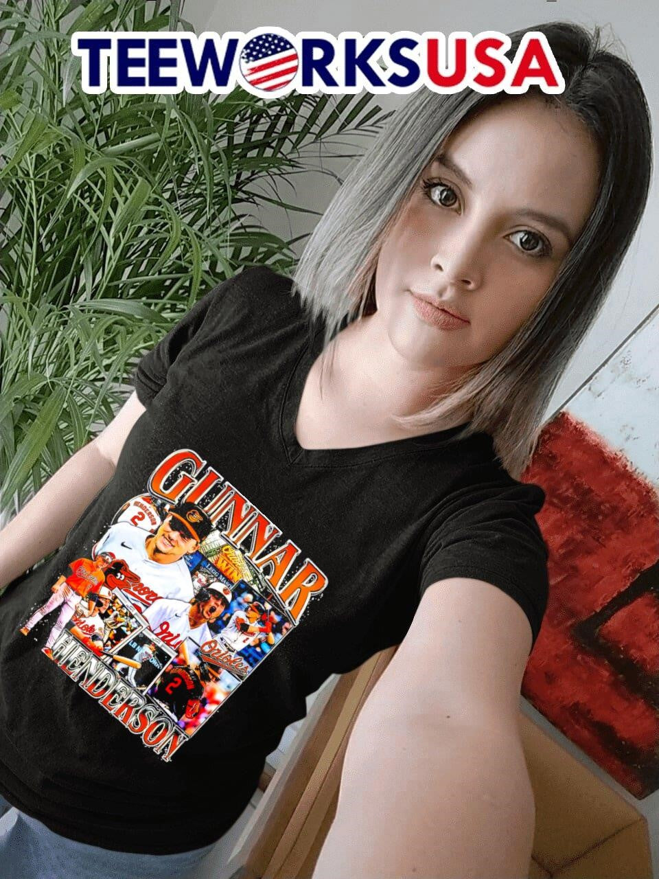Gunnar Henderson Baltimore Orioles retro graphic - Adult & Kids T-Shirts, Sweatshirts & Hoodies apparel design preview 4