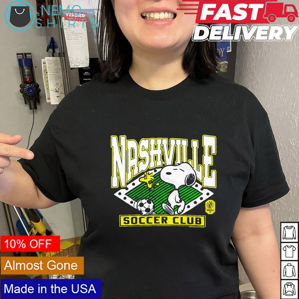 Peanuts Snoopy x Nashville soccer club - Adult & Kids T-Shirts, Sweatshirts & Hoodies apparel design preview 2