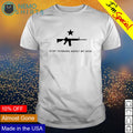 Gun stop thinking about my dick - Adult & Kids T-Shirts, Sweatshirts & Hoodies apparel design preview 1