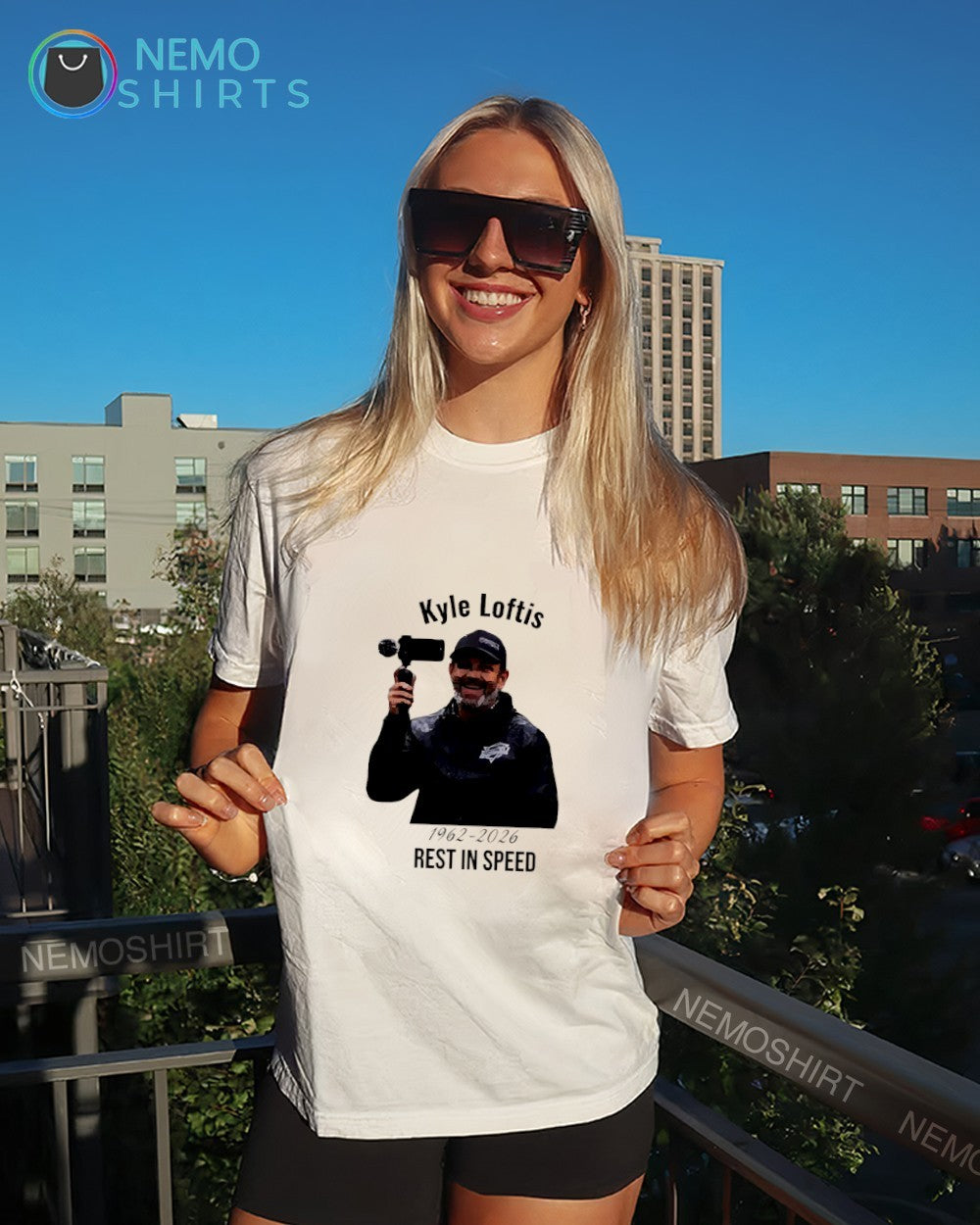 Kyle Loftis 1962-2026 rest in speed - Adult & Kids T-Shirts, Sweatshirts & Hoodies apparel design preview 4