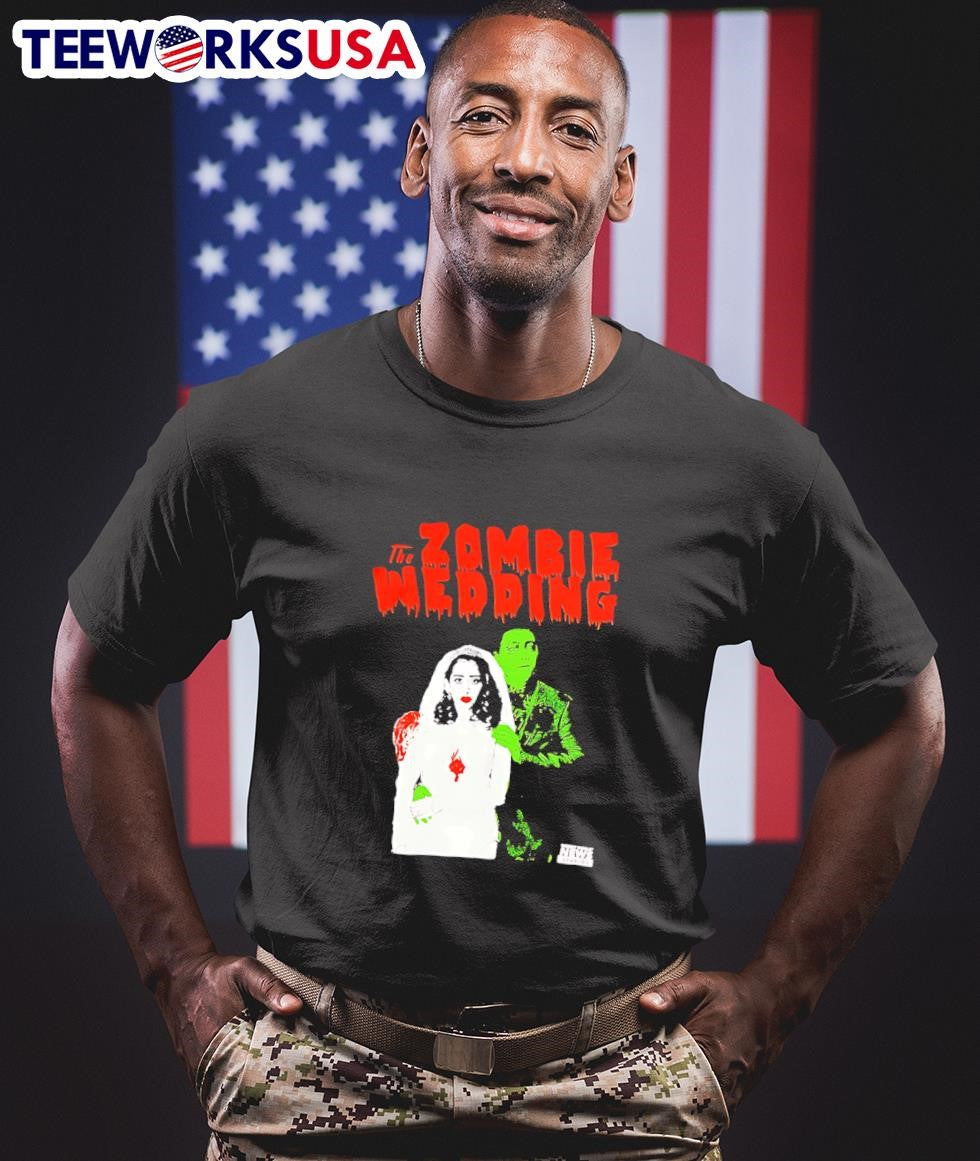 The zombie wedding bride and groom - Adult & Kids T-Shirts, Sweatshirts & Hoodies apparel design preview 1