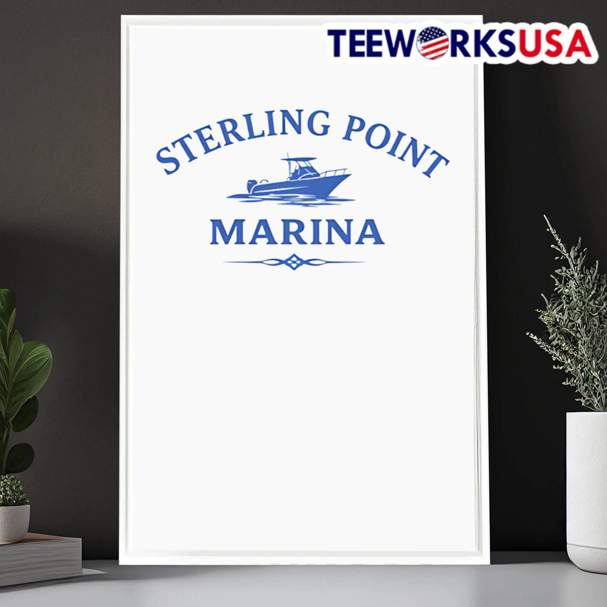 Sterling Point Marina Boat - Adult & Kids T-Shirts, Sweatshirts & Hoodies apparel design preview 6