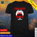 Firefighter by day gamer night - Adult & Kids T-Shirts, Sweatshirts & Hoodies apparel design preview 1