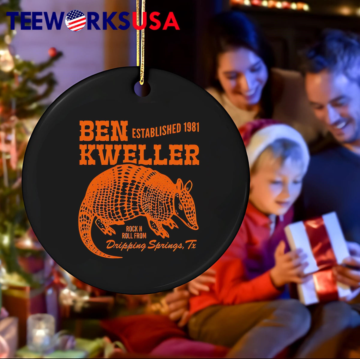 Ben Kweller Armadillo 2025 - Adult & Kids T-Shirts, Sweatshirts & Hoodies apparel design preview 4