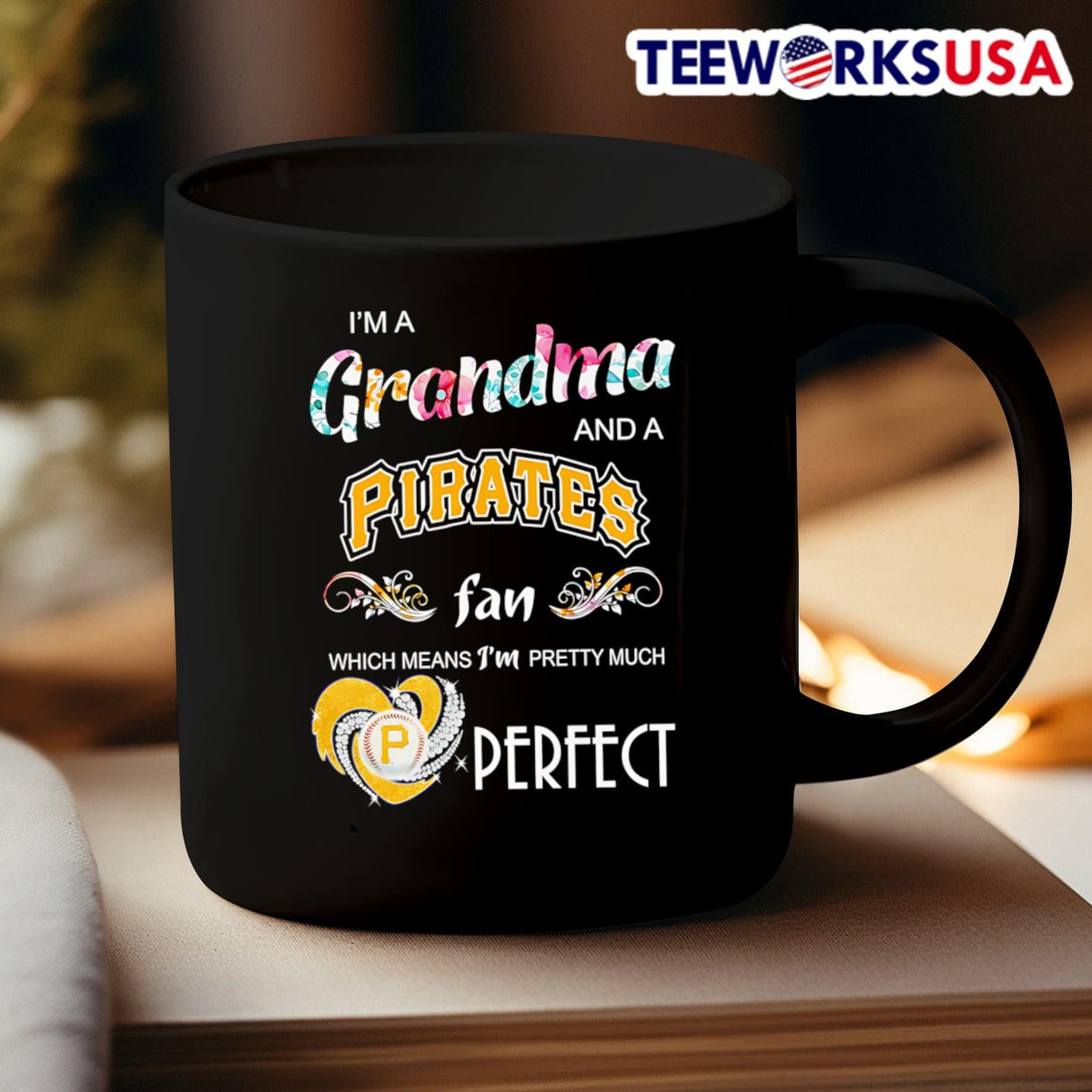 I'm a grandma and Pittsburgh Pirates fan which means - Adult & Kids T-Shirts, Sweatshirts & Hoodies apparel design preview 3
