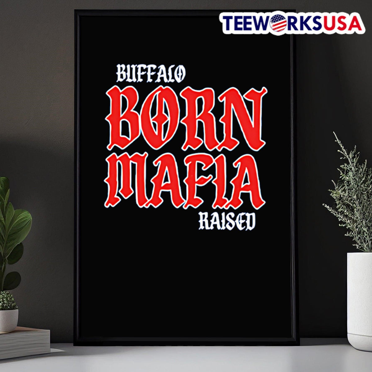 Buffalo Born Mafia - Adult & Kids T-Shirts, Sweatshirts & Hoodies apparel design preview 5